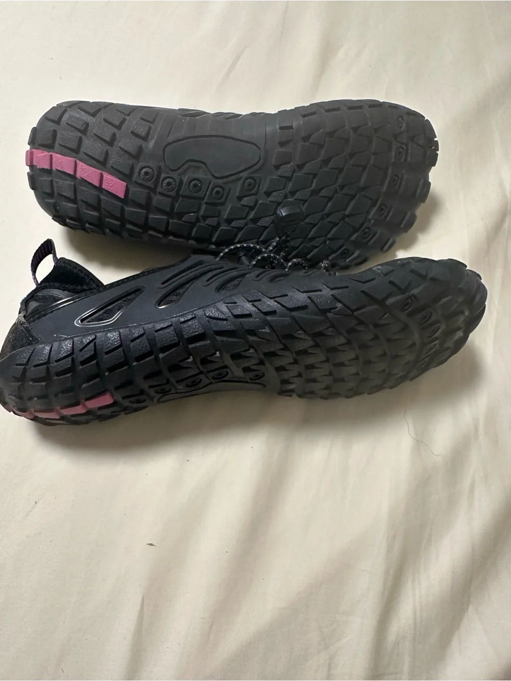 UBFEN Water Shoes Women’s EU 40 US 9 Black & Purple Quick Dry Aqua Beach Hiking